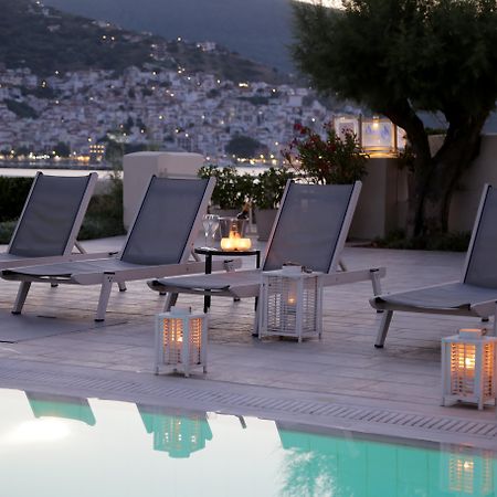 Skopelos Village Hotel ภายนอก รูปภาพ